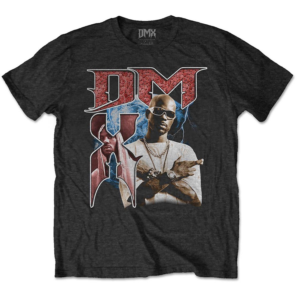 DMX - Bootleg Red Heren Tshirt - Zwart